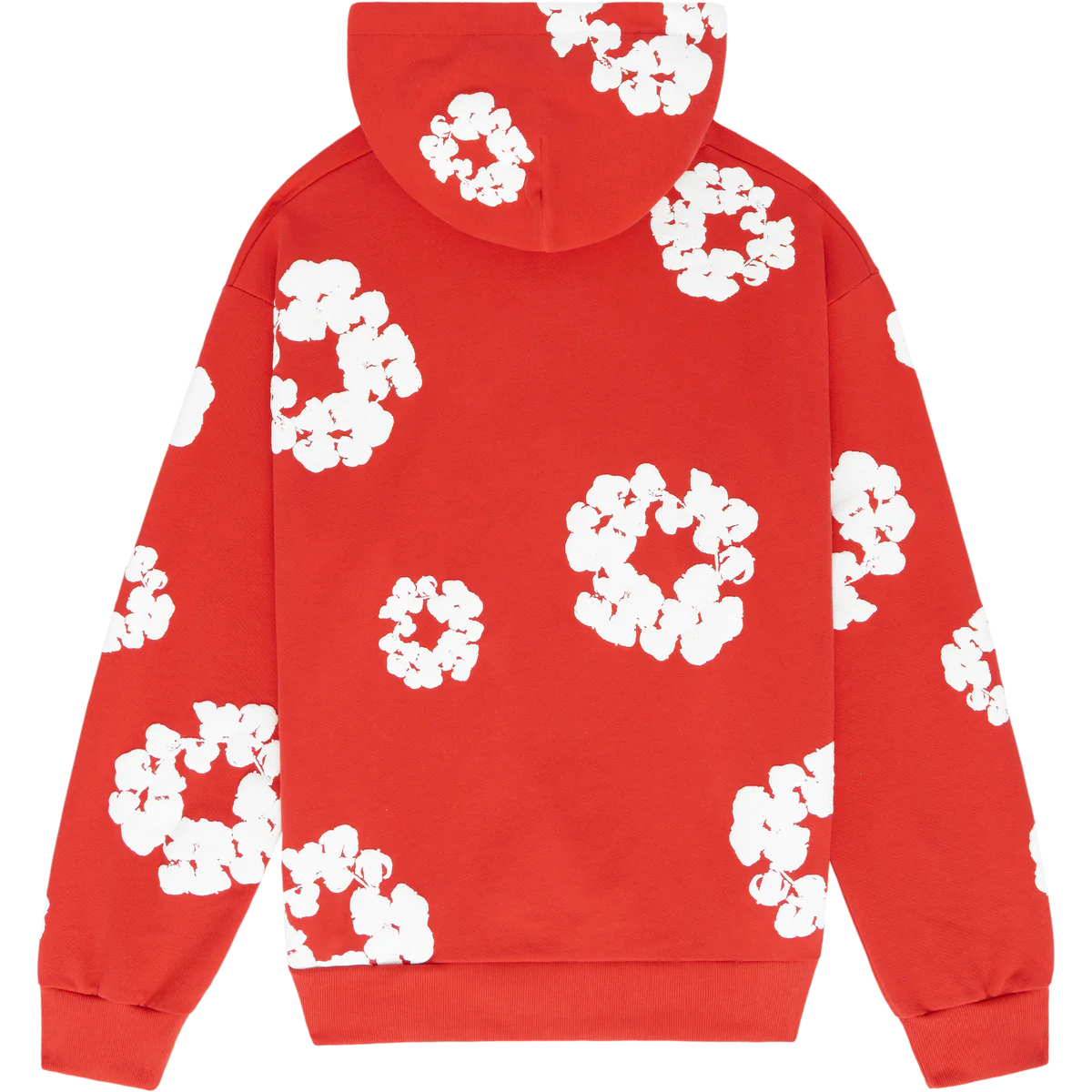 Denim Tears Cotton Wreath Red Hoodie
