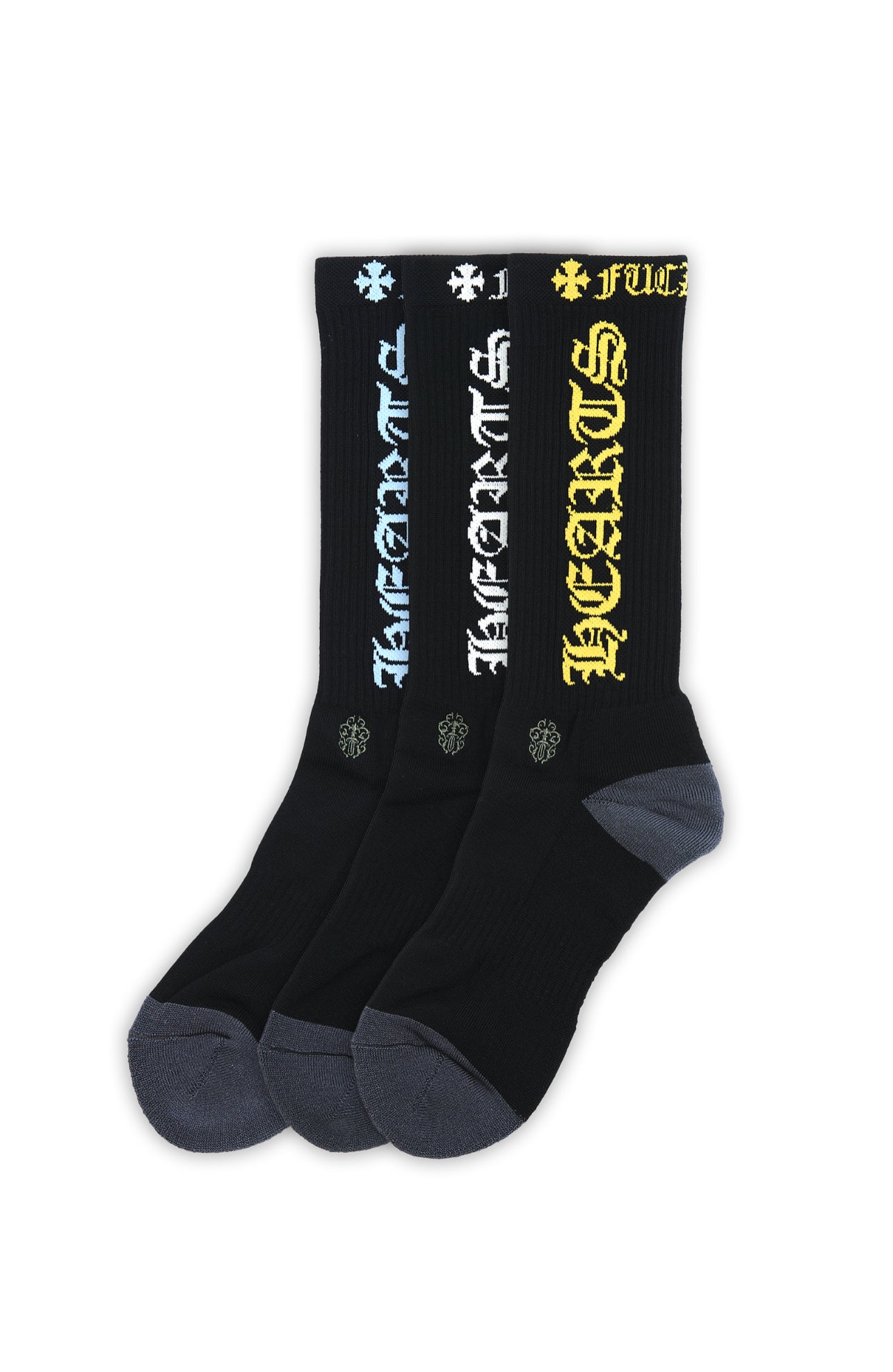 Chrome Hearts 3-Pack Socks