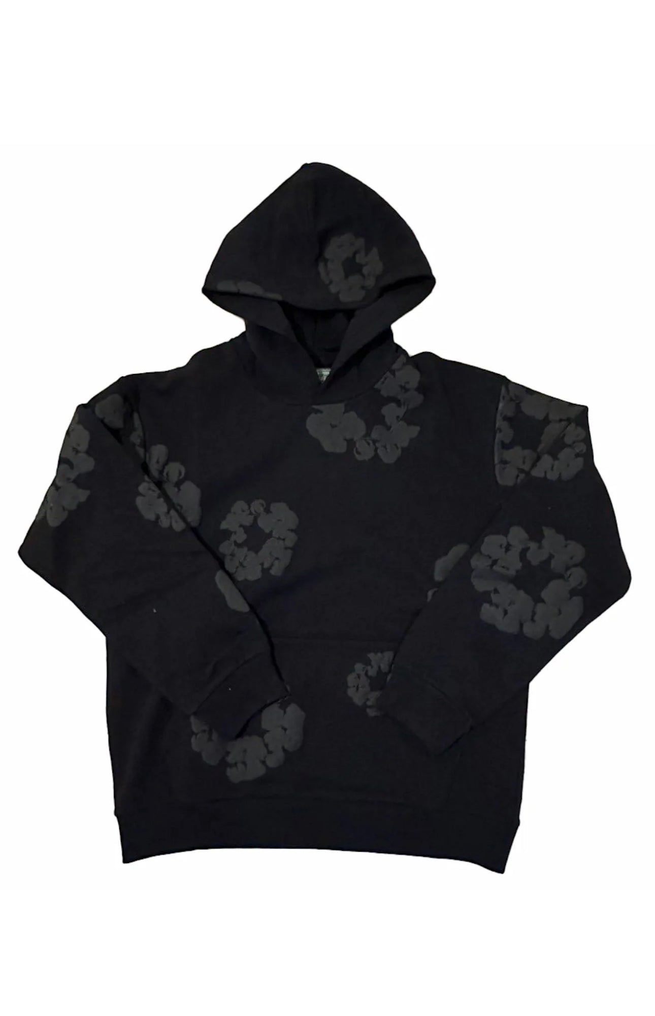 Denim Tears Monochrome Cotton Wreath Hoodie