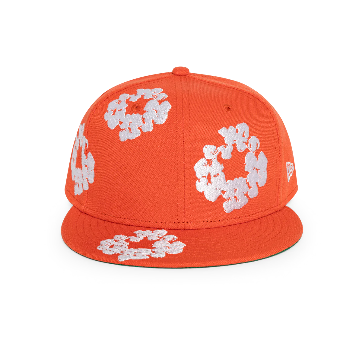 Denim Tears Cotton Wreath Fitted Hat - Orange