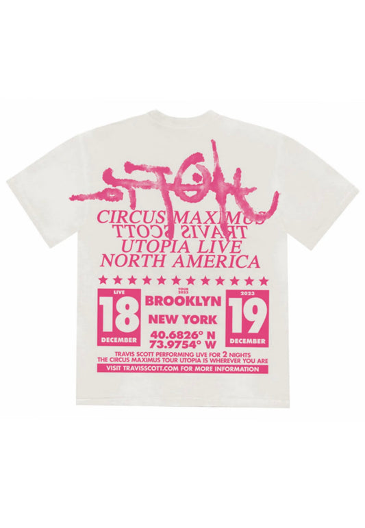 Travis Scott Utopia Tour Brooklyn T shirt