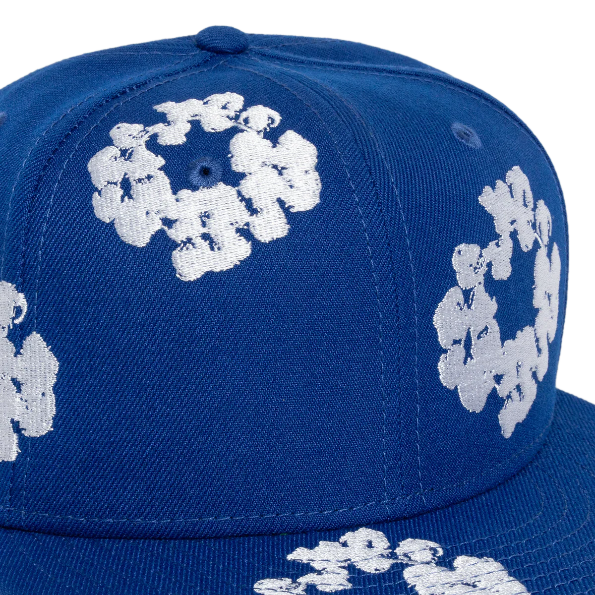 Denim Tears Cotton Wreath Fitted Hat - Blue