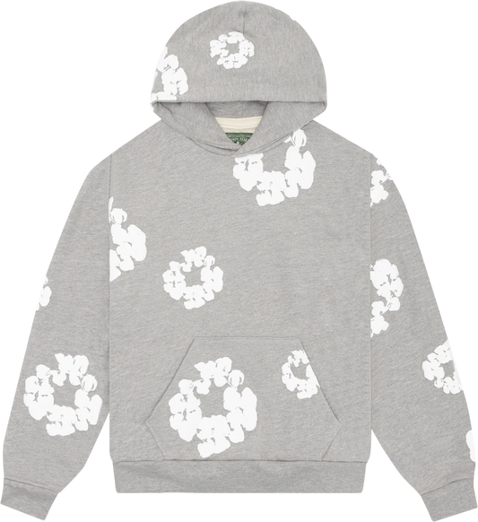 Denim Tears Cotton Wreath Gray Hoodie