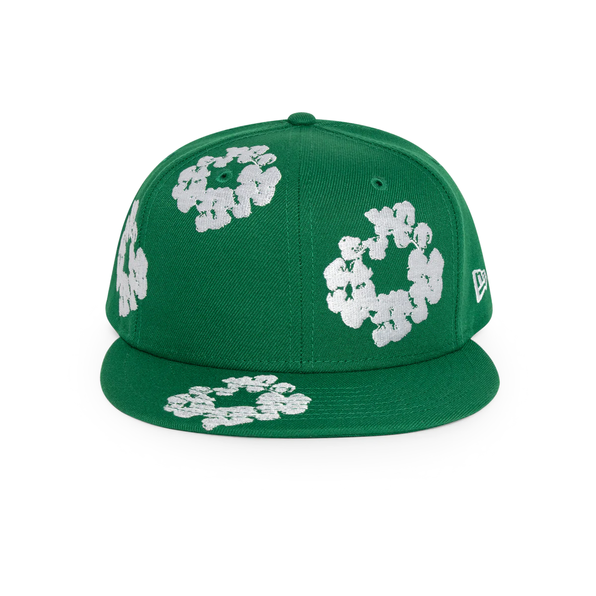 Denim Tears Cotton Wreath Fitted Hat - Green