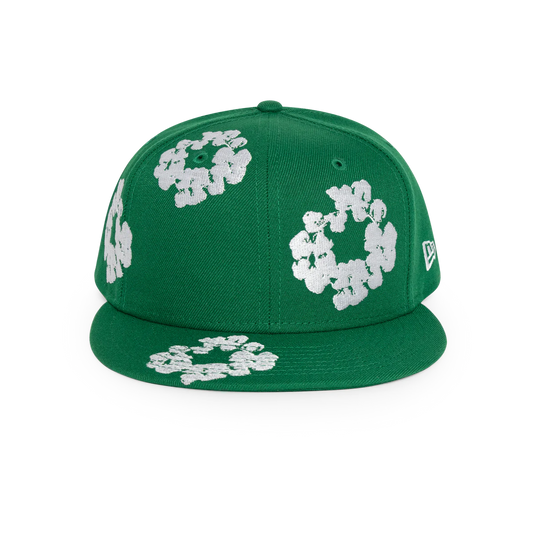 Denim Tears Cotton Wreath Fitted Hat - Green