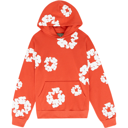 Denim Tears Cotton Wreath Orange Hoodie