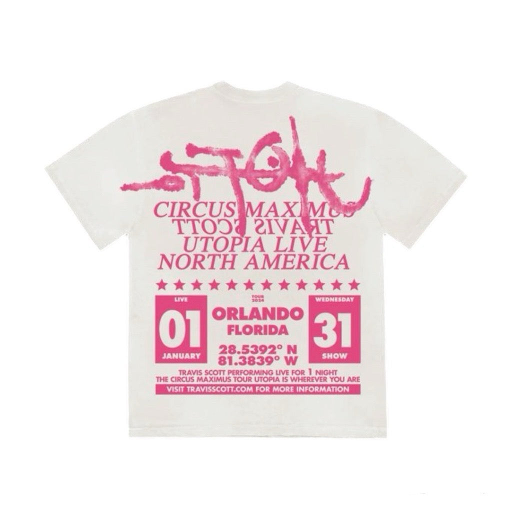 Travis Scott Orlando Utopia Tour T shirt