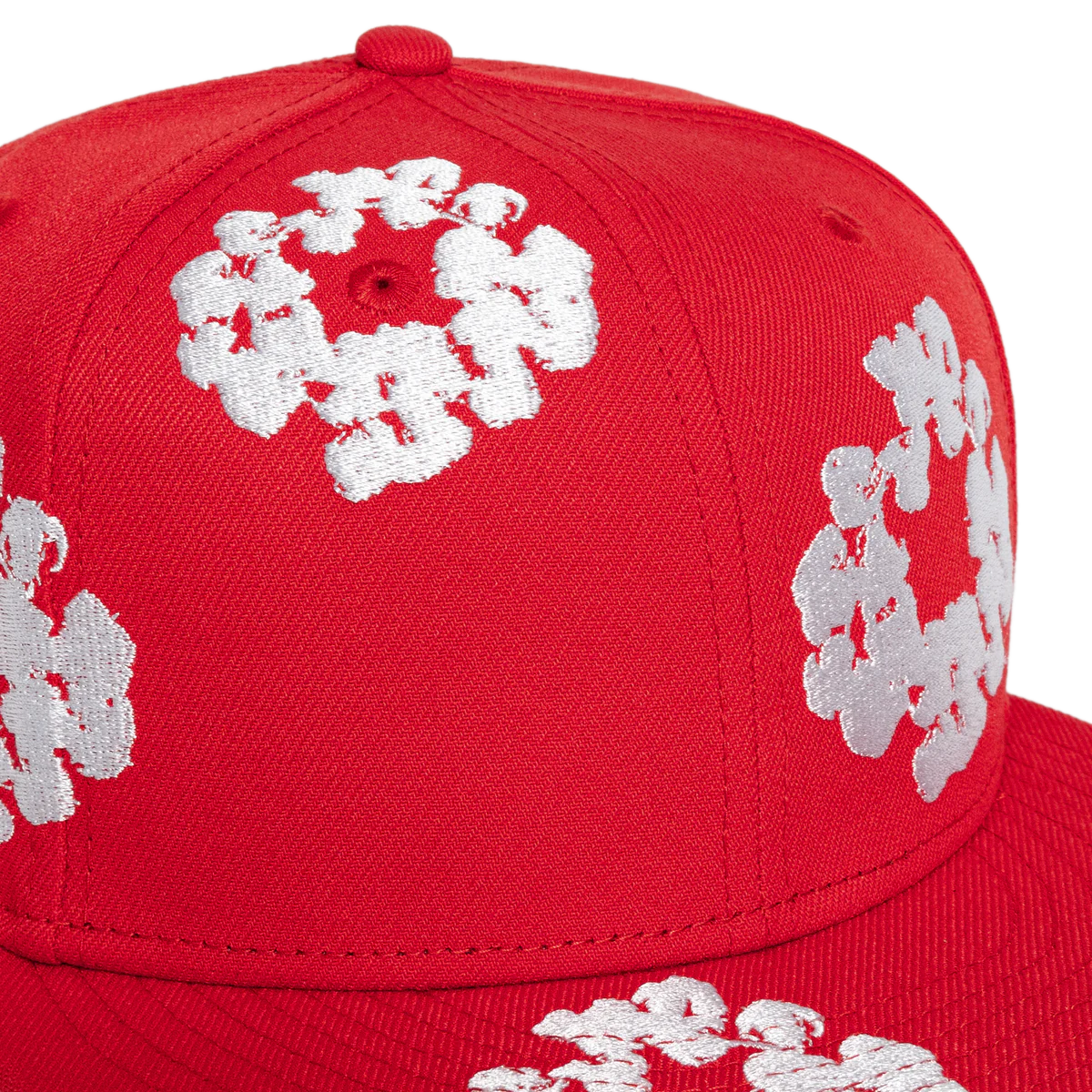 Denim Tears Cotton Wreath Fitted Hat - Red