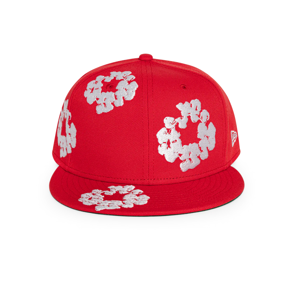 Denim Tears Cotton Wreath Fitted Hat - Red