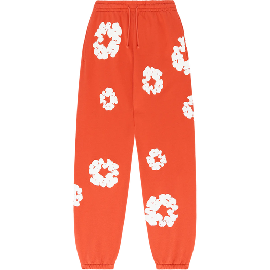 Denim Tears Cotton Wreath Orange Sweatpants