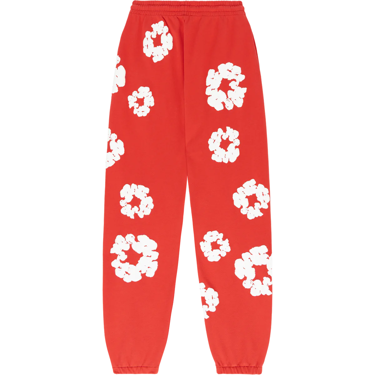 Denim Tears Cotton Wreath Red Sweatpants