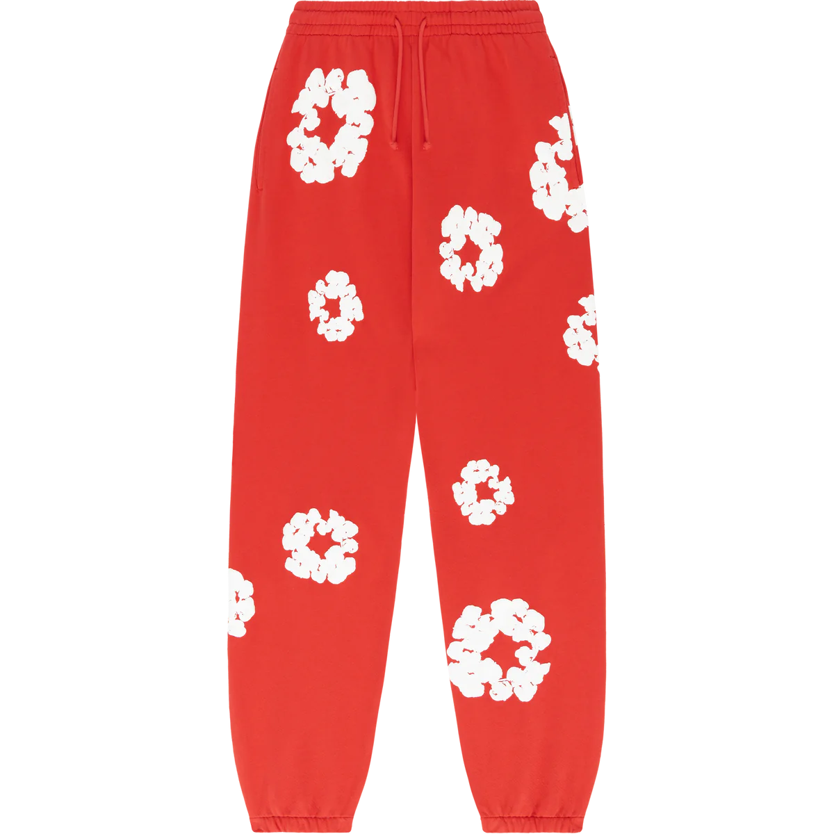 Denim Tears Cotton Wreath Red Sweatpants