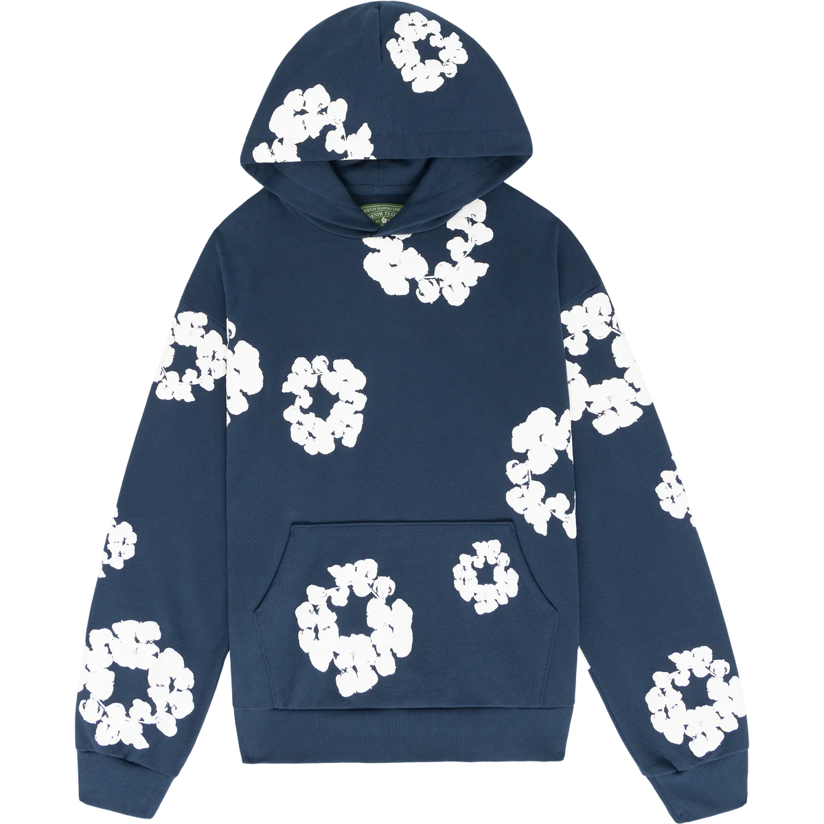 Denim Tears Cotton Wreath Navy Hoodie