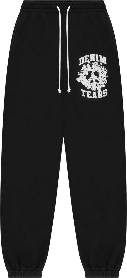 Denim Tears University Black Sweatpants