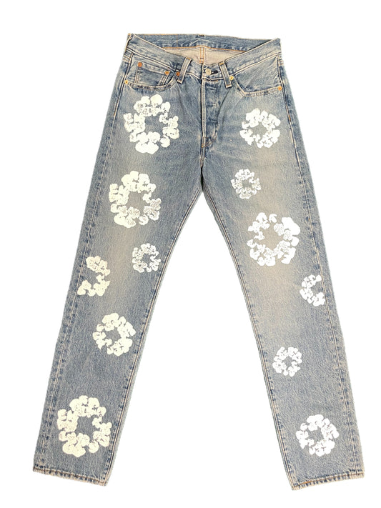 Denim Tears Cotton Wreath Jeans Light Wash