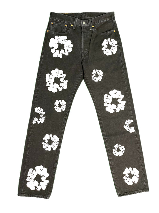 Denim Tears Cotton Wreath Jeans Black