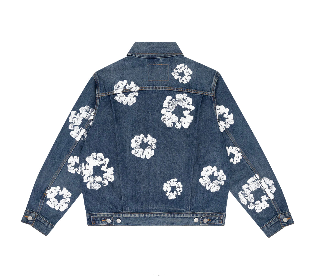 Denim Tears All Over Wreath Denim Jacket ‘Dark Wash’