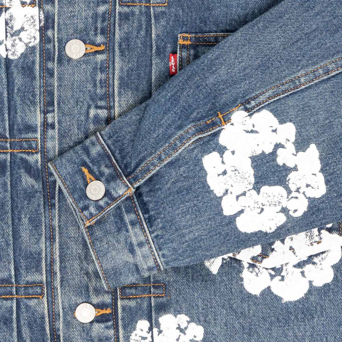 Denim Tears All Over Wreath Denim Jacket ‘Dark Wash’