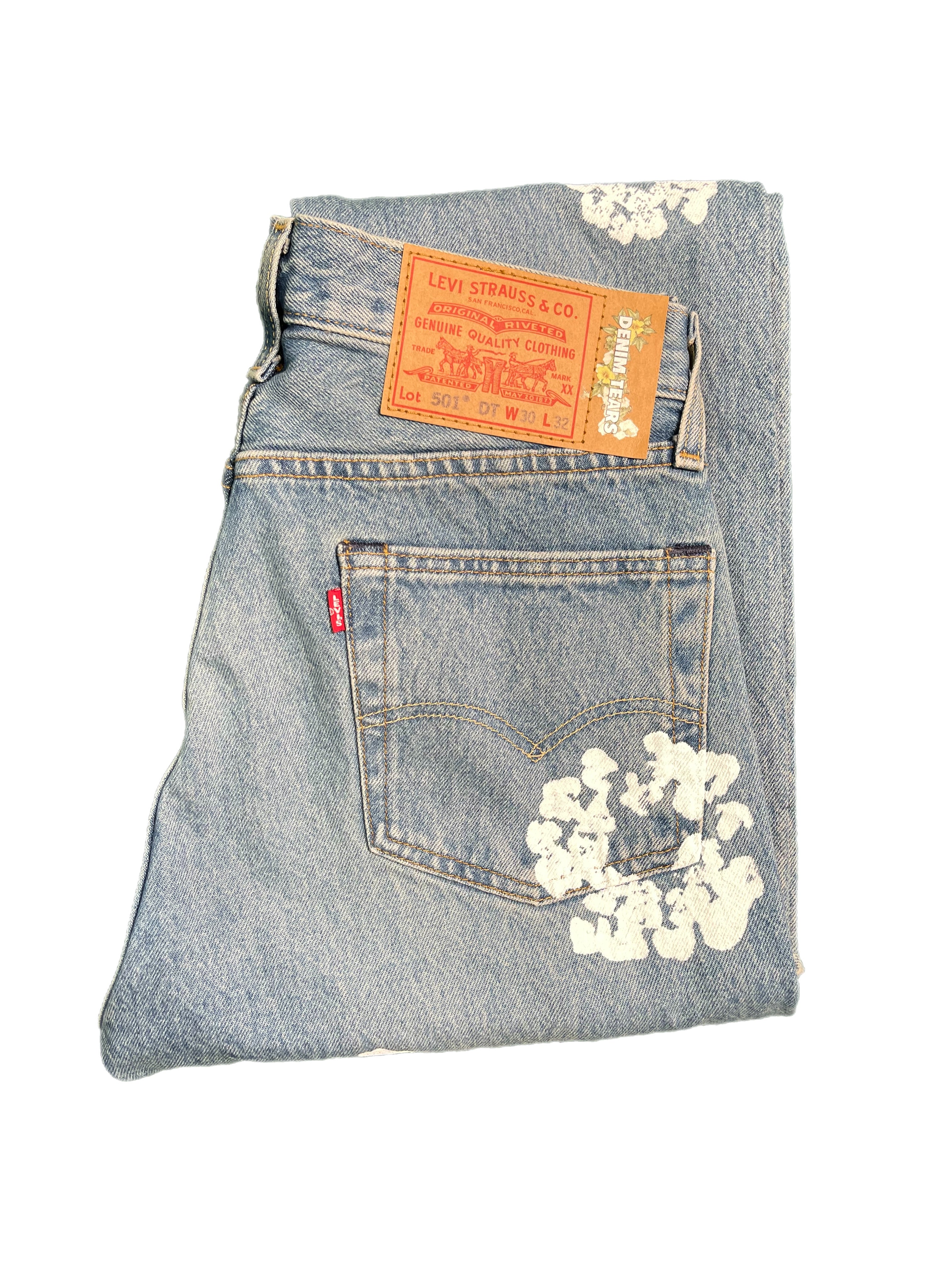 Denim Tears Cotton Wreath Jeans Light Wash